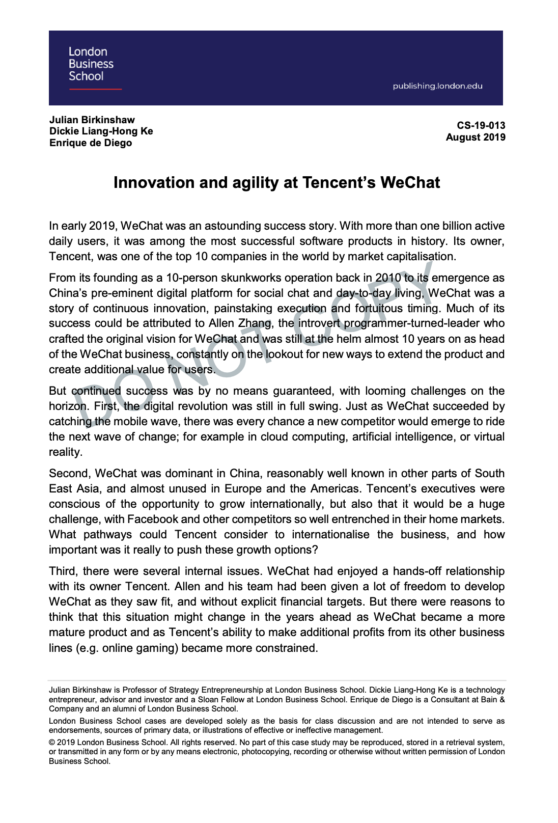 Innovación y agilidad en WeChat de Tencent