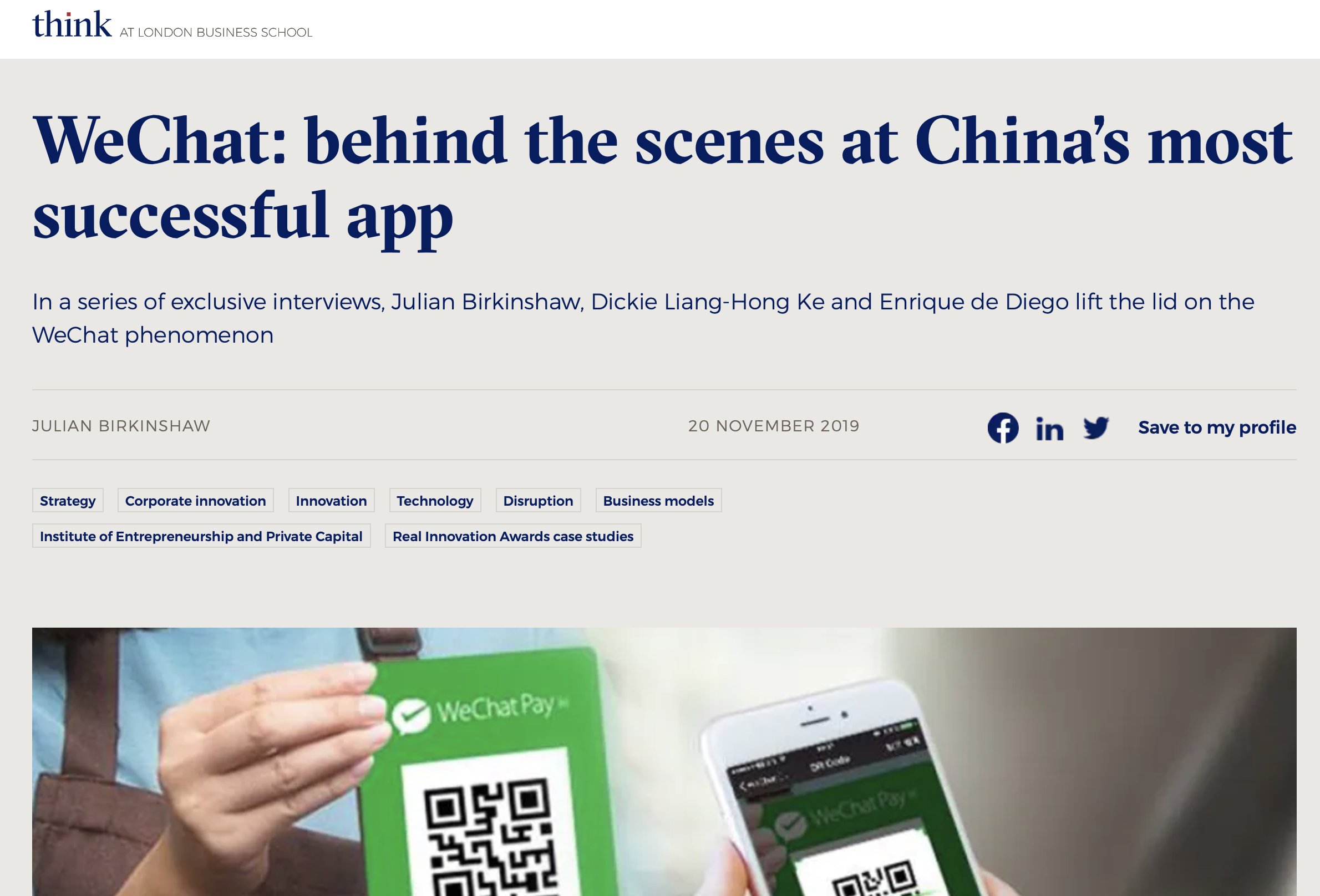 WeChat: behind the scenes at China’s most successful app